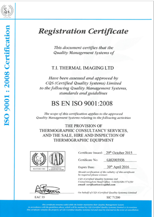 Training Accreditations ISO 9001 2008