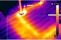 Water Leak Thermal Imaging Detection 1