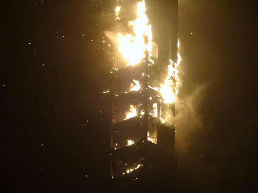 Dubai-Fire thermal imaging