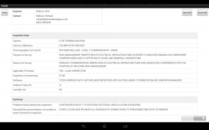Onsite Thermal Imaging Reporting And Delivery